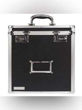 Vaultz Locking Vinyl Record Storage Case